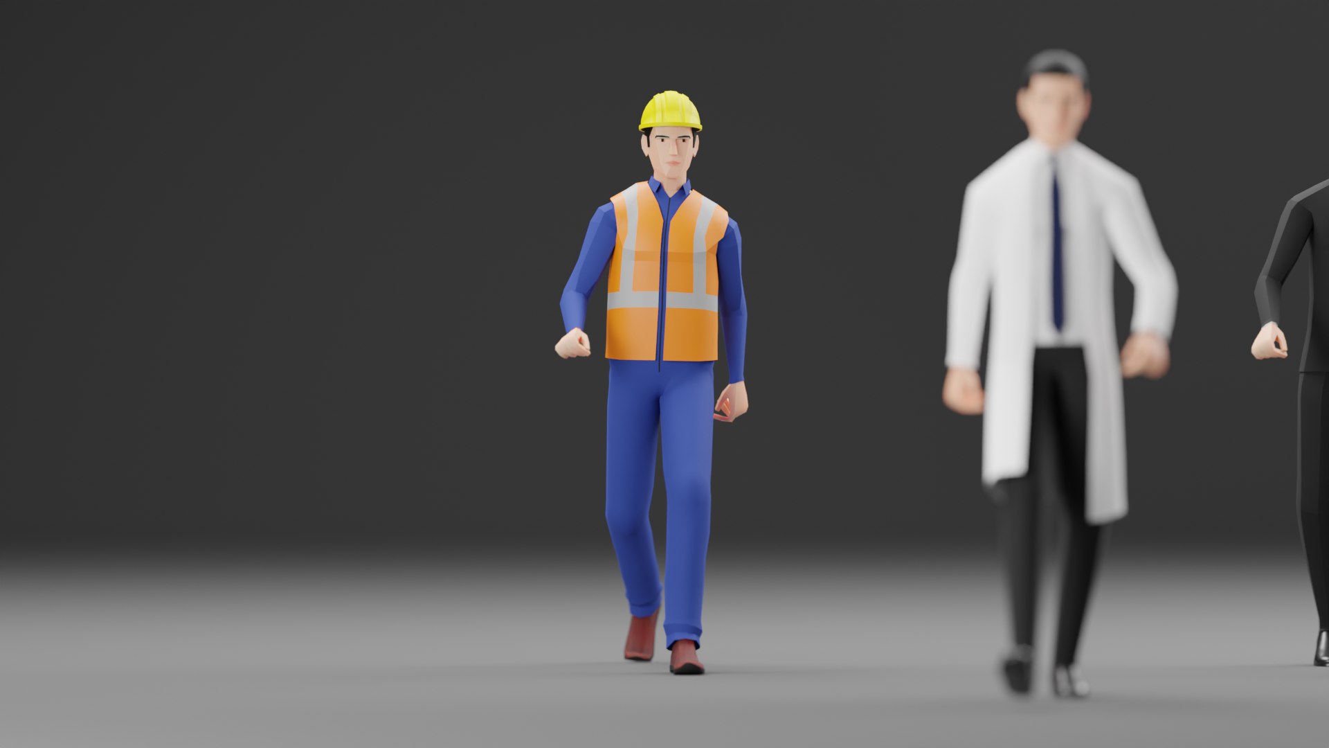 Male Pack 01 - Lowpoly - Rigged model - TurboSquid 2142000