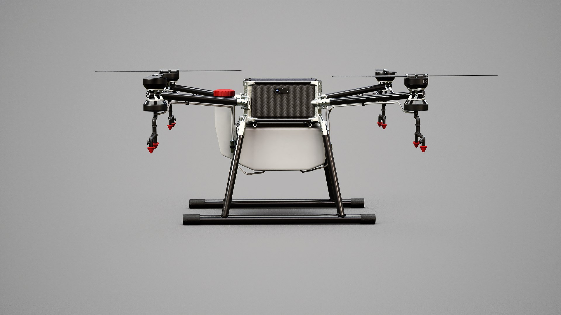 3D Agricultural Drone 3D Model Quadrotor Farming UAV Sprayer for Crop Dusting  Precision Agriculture model https://p.turbosquid.com/ts-thumb/v5/ST76Ei/7H/dronerol_0001/png/1757771599/1920x1080/fit_q87/ea19ed3f185572e9633dcc9600bfcd41a87b560b/dronerol_0001.jpg