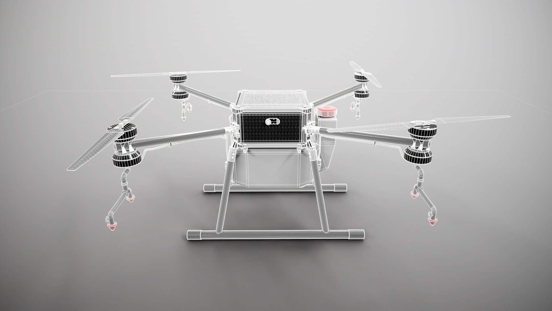 3D Agricultural Drone 3D Model Quadrotor Farming UAV Sprayer for Crop Dusting  Precision Agriculture model https://p.turbosquid.com/ts-thumb/v5/ST76Ei/Ej/roldron_wire__001/png/1757771752/1920x1080/fit_q87/e2ceac566159da911c86bf519a73991de4995ec6/roldron_wire__001.jpg