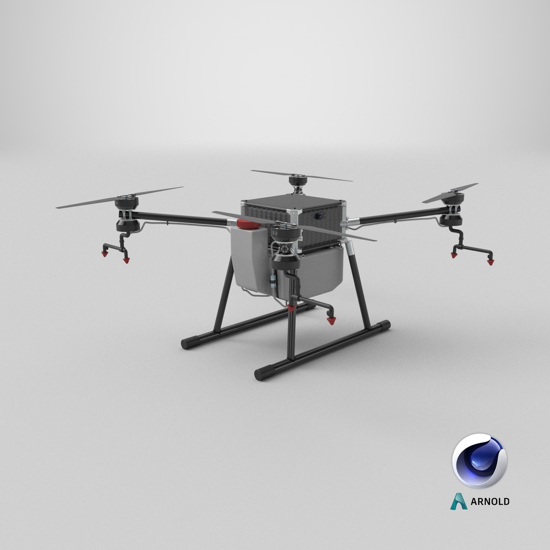 3D Agricultural Drone 3D Model Quadrotor Farming UAV Sprayer for Crop Dusting  Precision Agriculture model https://p.turbosquid.com/ts-thumb/v5/ST76Ei/g3/stemcell_cinema_4d_arnold_render/png/1778091424/1920x1080/fit_q87/344c3baa29bc7e80c4212d3bb40e587853f49d6d/stemcell_cinema_4d_arnold_render.jpg