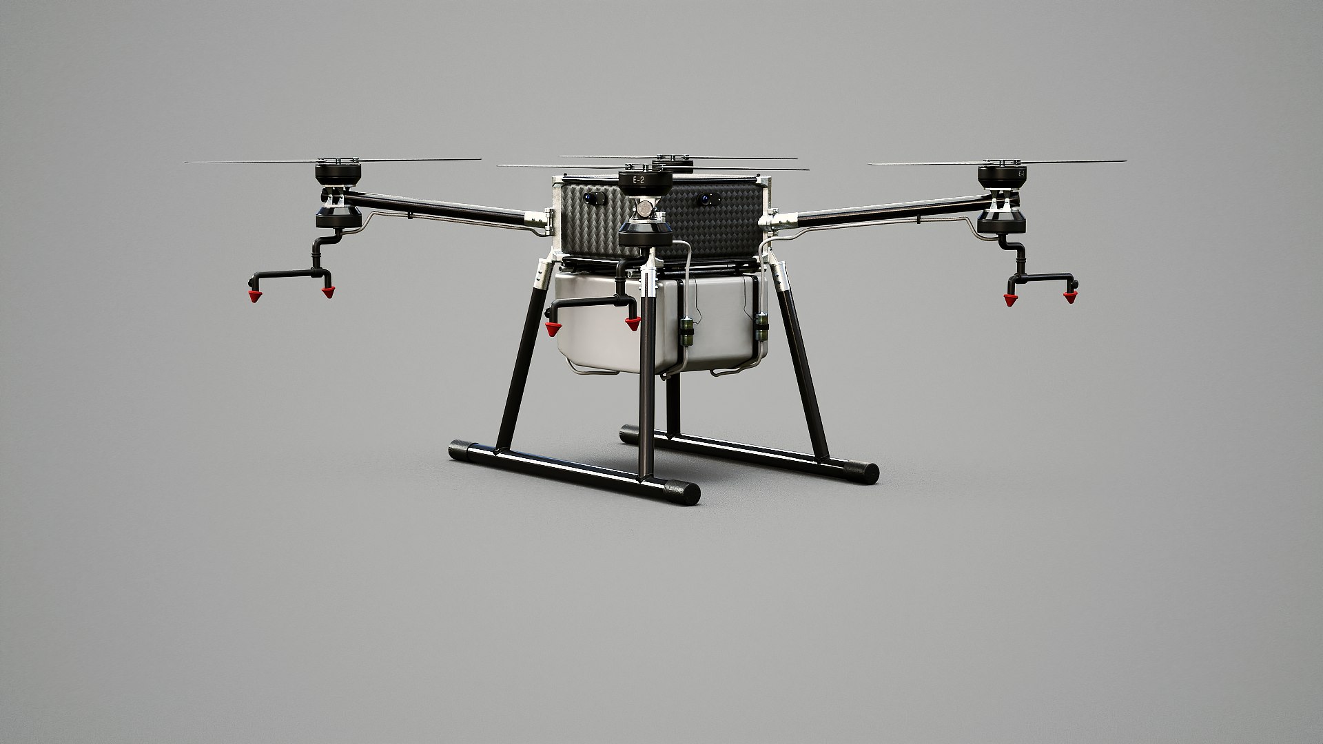 3D Agricultural Drone 3D Model Quadrotor Farming UAV Sprayer for Crop Dusting  Precision Agriculture model https://p.turbosquid.com/ts-thumb/v5/ST76Ei/zQ/dronerol_0002/png/1757771603/1920x1080/fit_q87/a1bd1d615e7bf0f36bbe152afc298cef8d3649f5/dronerol_0002.jpg