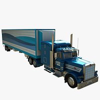 Peterbilt Truck With Trailer