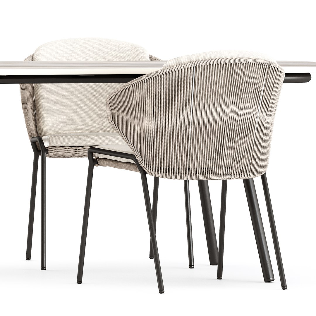 3D Radius chair and Table Minus - TurboSquid 1845245