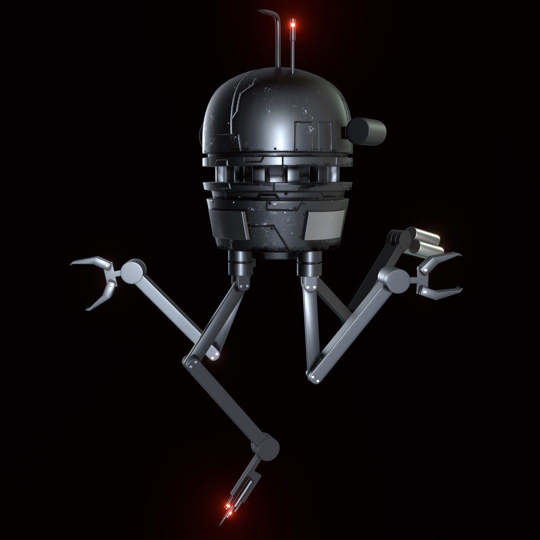 Sci-fi Robot Drone 3D - TurboSquid 1653706