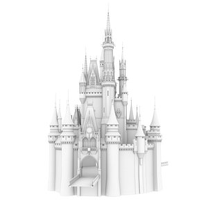 3d model cinderella castle