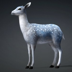 3D Deer-D4 model