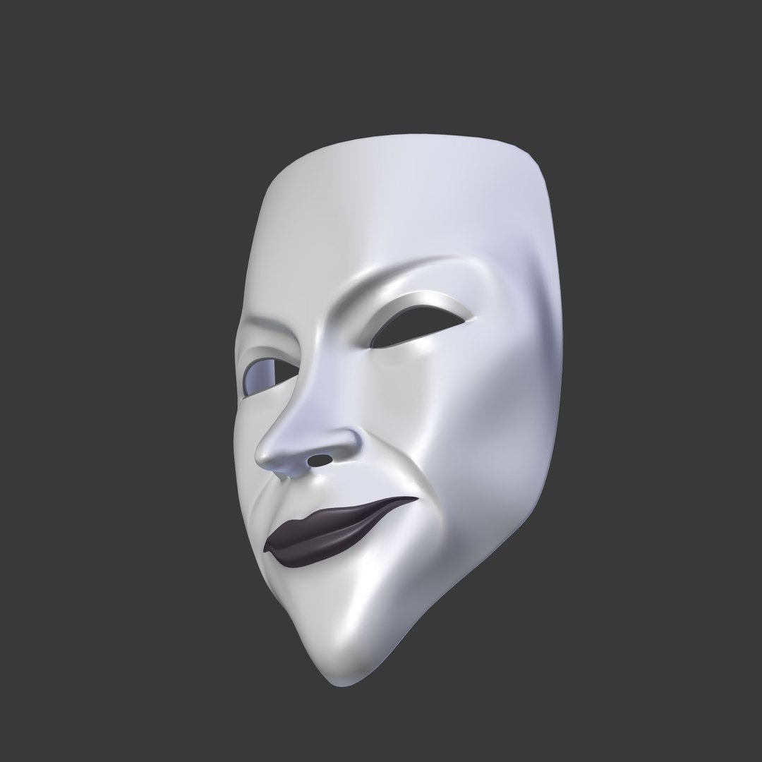 Anonymous mask 3D model - TurboSquid 1284795