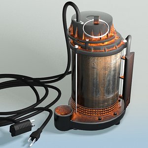 3d sump pump - submersible