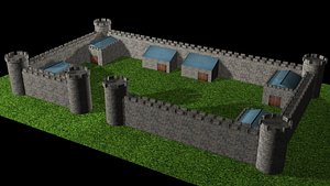 Simple castle walls