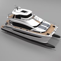 Aquila 54 Yacht Power 3D Catamaran