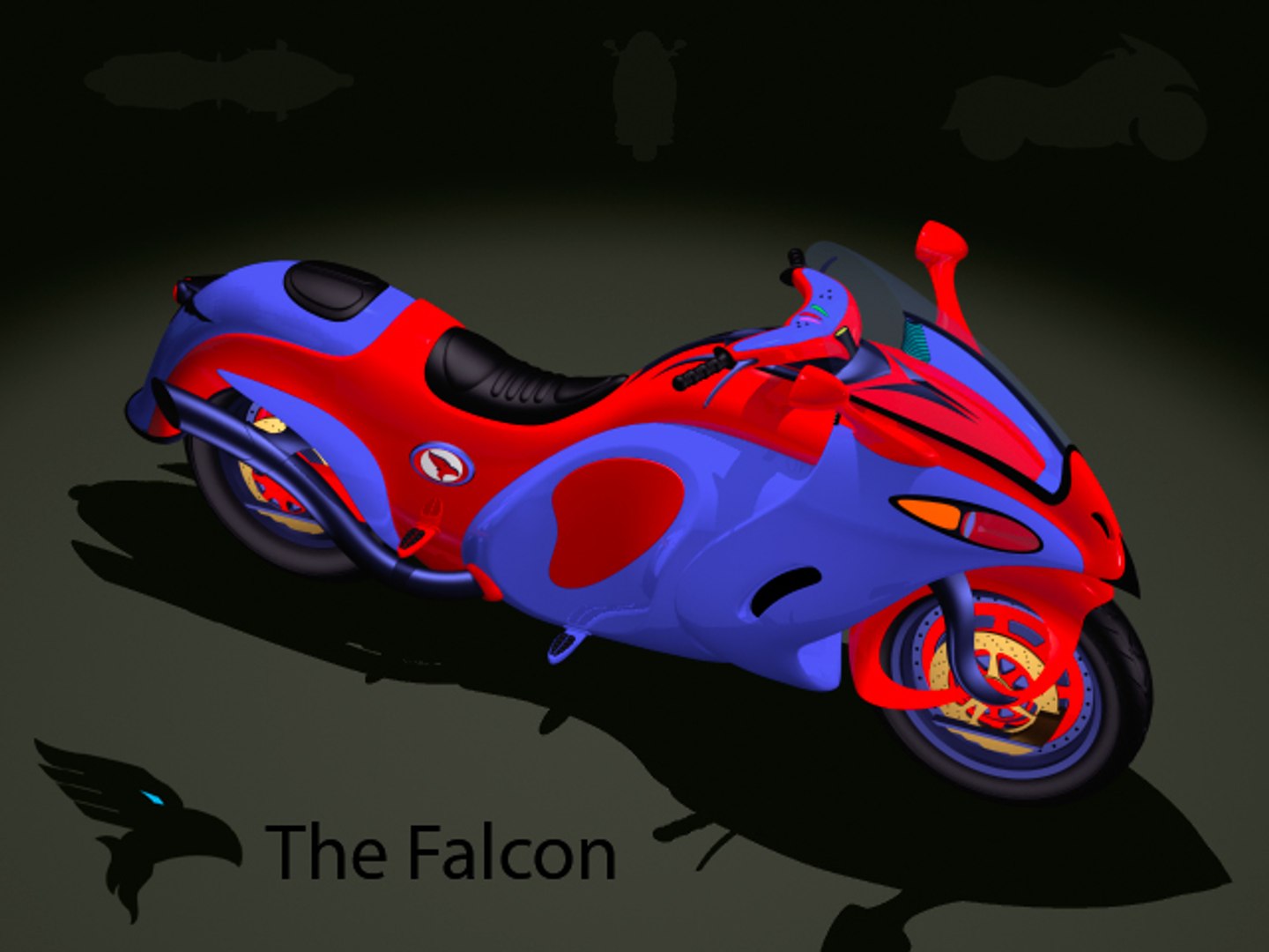 Superhero Motorcycle 3ds