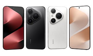 3D Huawei Pura 80 Pro White And Black