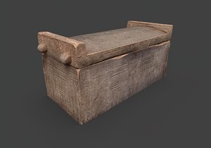 sarcophagus pbr 3D model