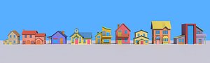 3D All Houses model