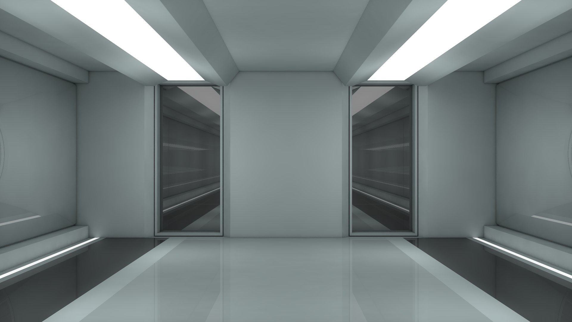 3D Sci Fi Corridor Model - TurboSquid 2010556