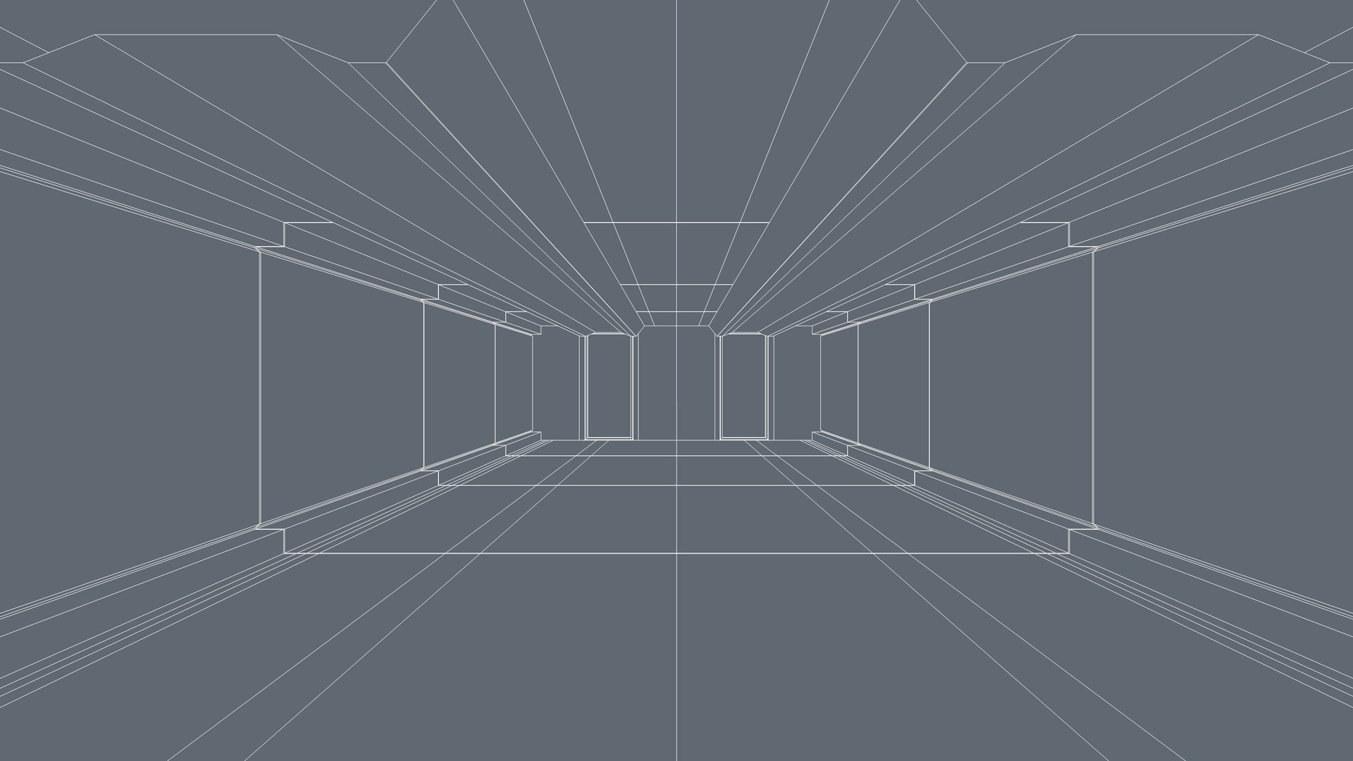 3D Sci Fi Corridor Model - TurboSquid 2010556
