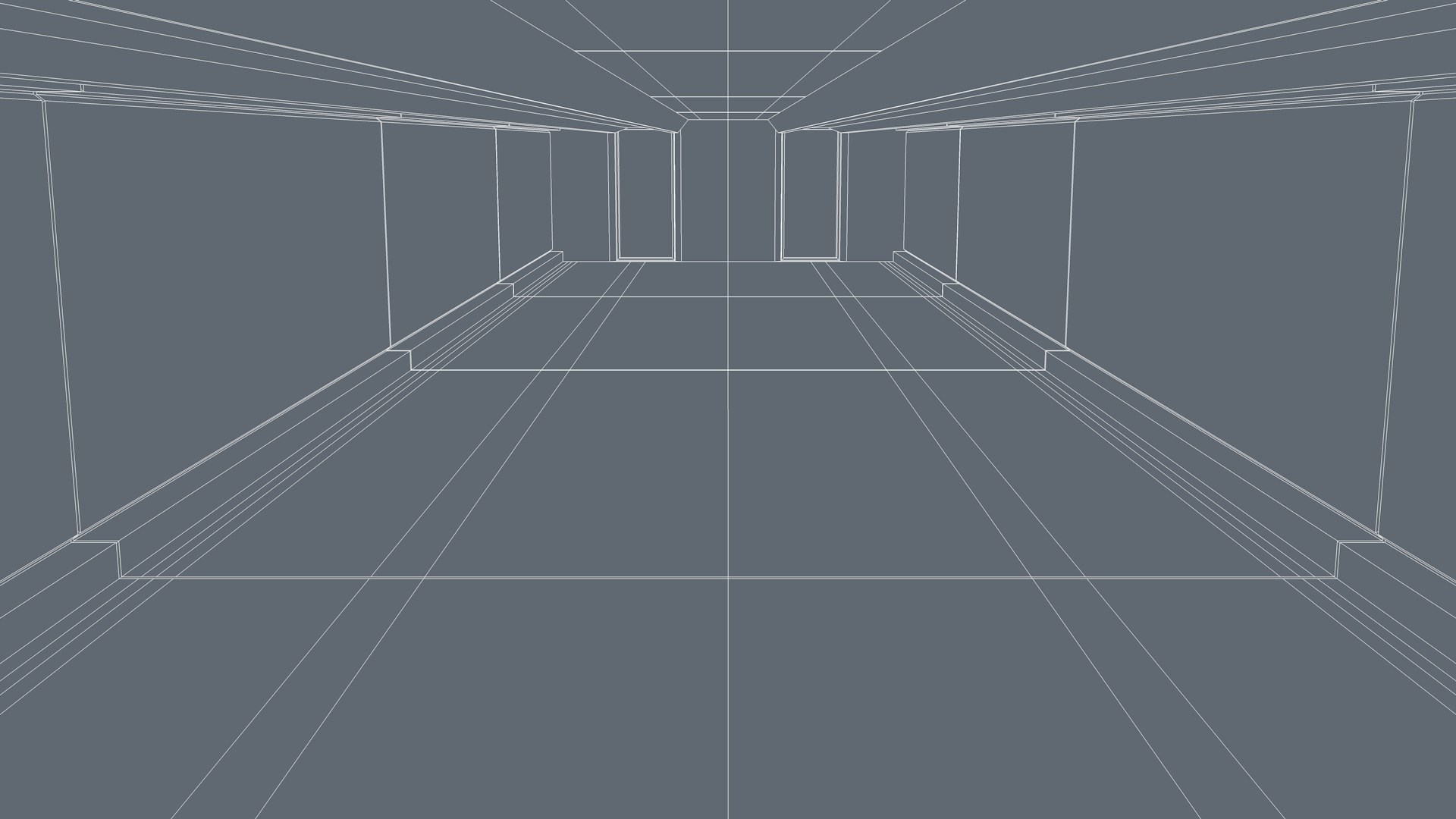 3D Sci Fi Corridor Model - TurboSquid 2010556
