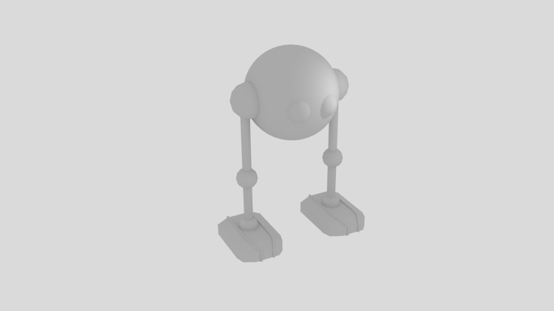 Free 3ds Mode Spherobot Robot Bot