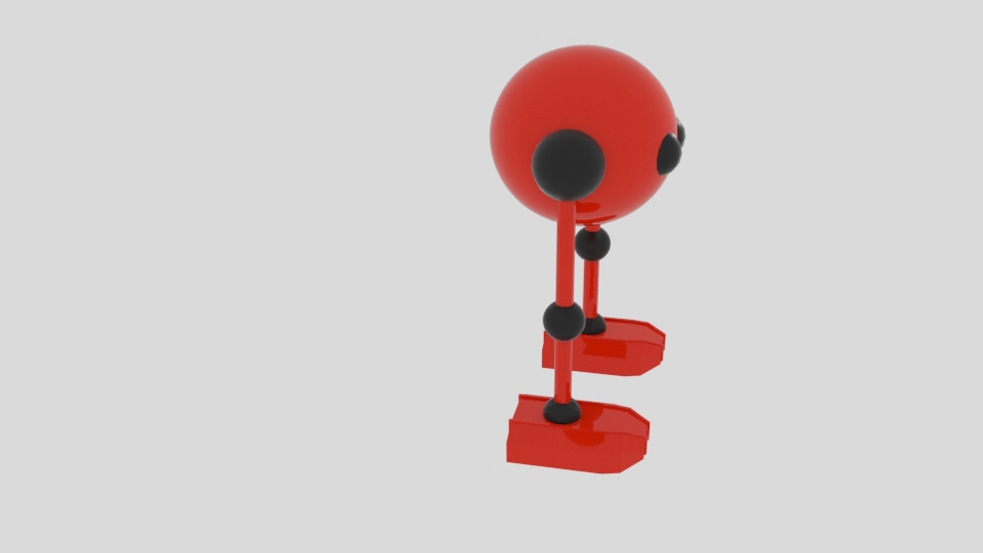 Free 3ds Mode Spherobot Robot Bot