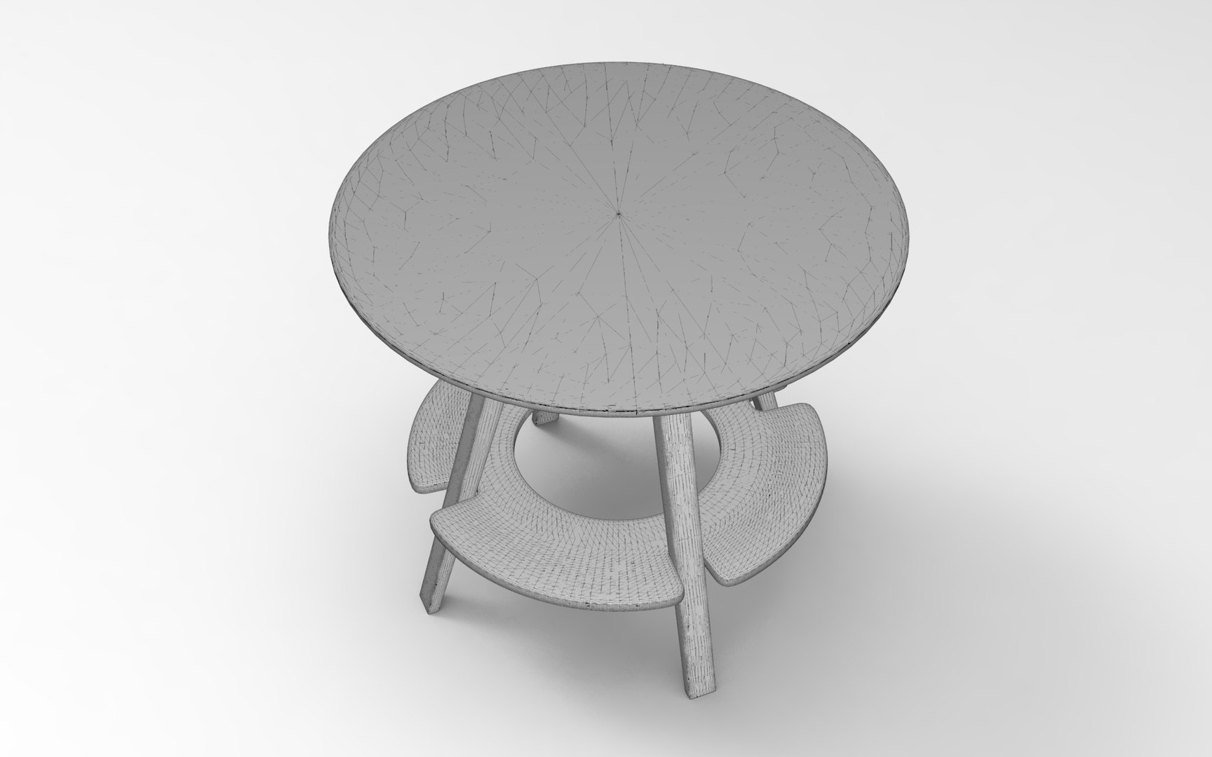 Zen Table 3D Model - TurboSquid 2047278