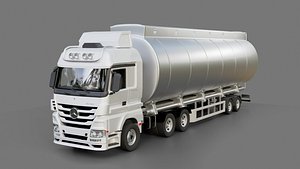 3D Mercedes Benz Actros Tanker model