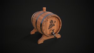 3D model Wine Barrel