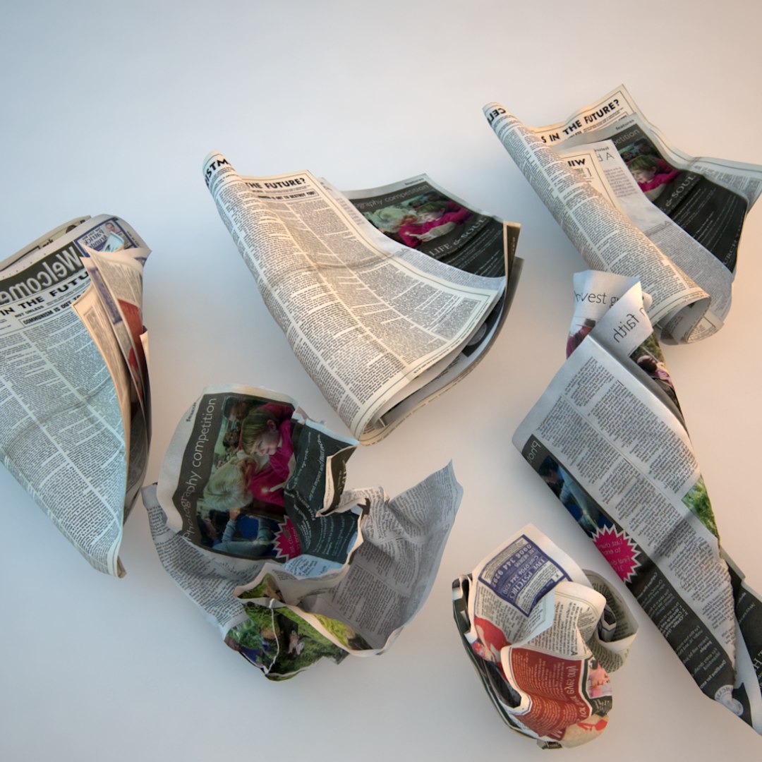 crumpled newspaper paper 3d model https://p.turbosquid.com/ts-thumb/v6/1yvVN9/5EkKehds/crumpled_news_paper_0016/png/1442710783/1920x1080/fit_q87/cb0b7f618a548fc9766ec7f24fab92e328796d3b/crumpled_news_paper_0016.jpg