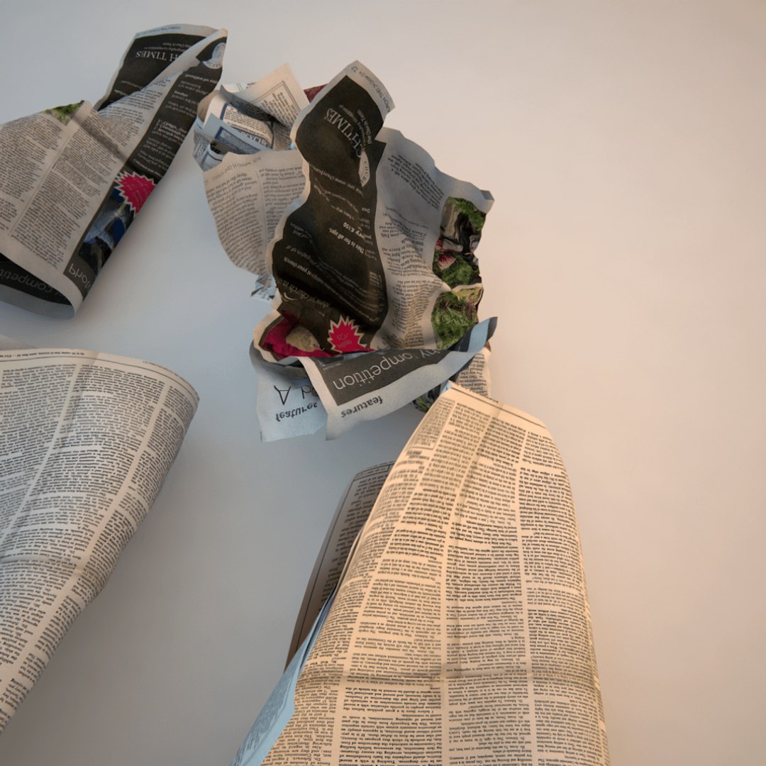crumpled newspaper paper 3d model https://p.turbosquid.com/ts-thumb/v6/1yvVN9/IbJEhsvW/crumpled_news_paper_0042/png/1442712998/1920x1080/fit_q87/30fa6f5c3093b48c497ae2a619294f945362dedc/crumpled_news_paper_0042.jpg