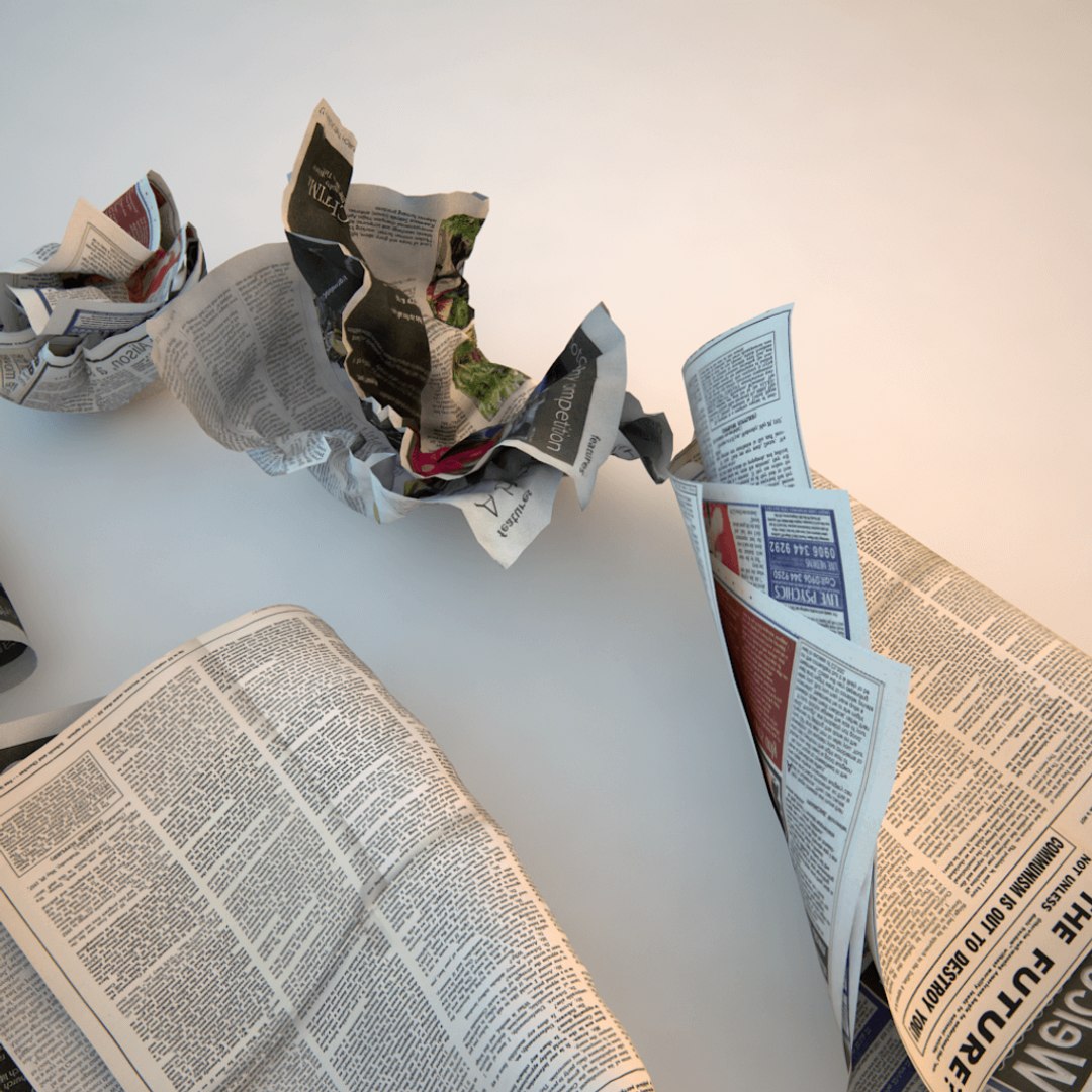 crumpled newspaper paper 3d model https://p.turbosquid.com/ts-thumb/v6/1yvVN9/SL21DW62/crumpled_news_paper_0024/png/1442712998/1920x1080/fit_q87/1d4ca39a0ee0a178b06a616cac4fb287b5e360f9/crumpled_news_paper_0024.jpg