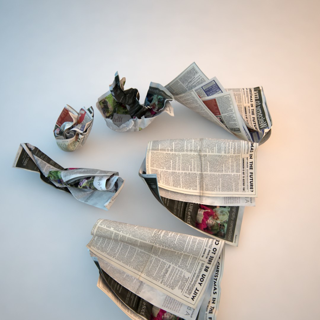 crumpled newspaper paper 3d model https://p.turbosquid.com/ts-thumb/v6/1yvVN9/a4aWnKlv/crumpled_news_paper_0006/png/1442710783/1920x1080/fit_q87/5ab1bc14322309f4d5bc8bf654af955f2d527357/crumpled_news_paper_0006.jpg