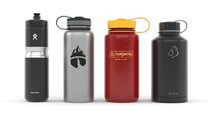3D Water Bottle Collection model