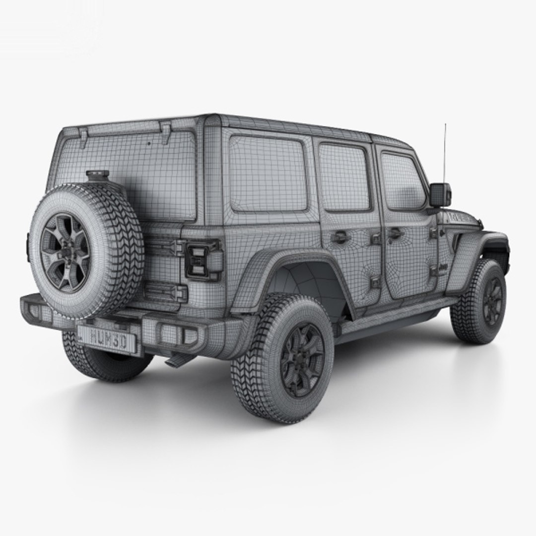 Jeep wrangler unlimited 3D model - TurboSquid 1567583