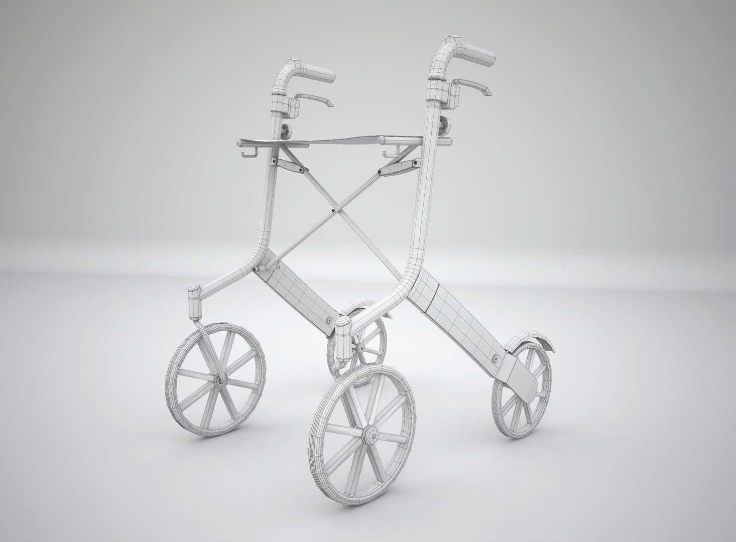 Walker rollator 3D model - TurboSquid 1215027