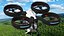 SciFi Futuristic Passenger Drone Rigged