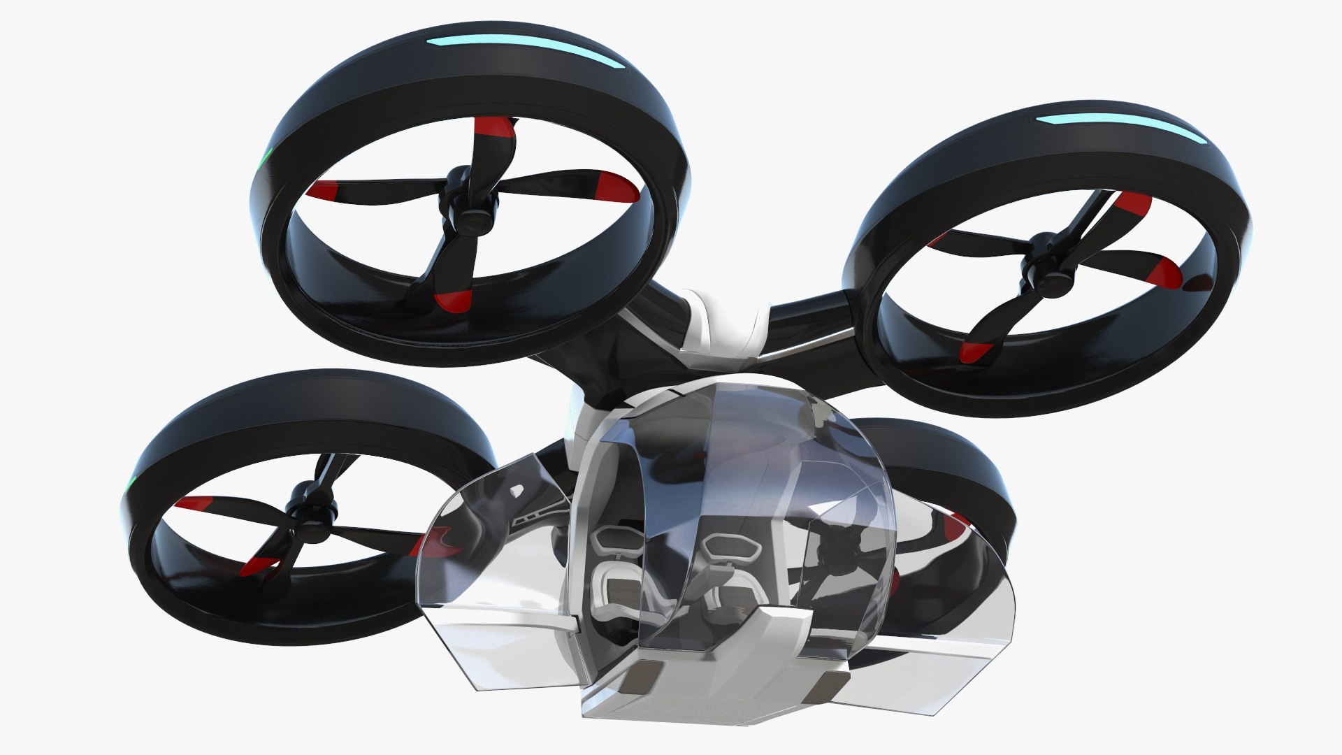 3D SciFi Futuristic Passenger Drone Rigged - TurboSquid 2097619