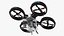 SciFi Futuristic Passenger Drone Rigged