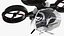 SciFi Futuristic Passenger Drone Rigged