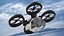 SciFi Futuristic Passenger Drone Rigged