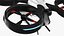 SciFi Futuristic Passenger Drone Rigged