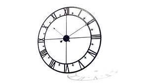 Roman Wall Clock 3D model