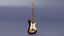 3D model Fender Stratocaster Guitar