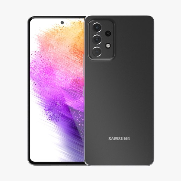 3D Samsung Galaxy A73 Gray model