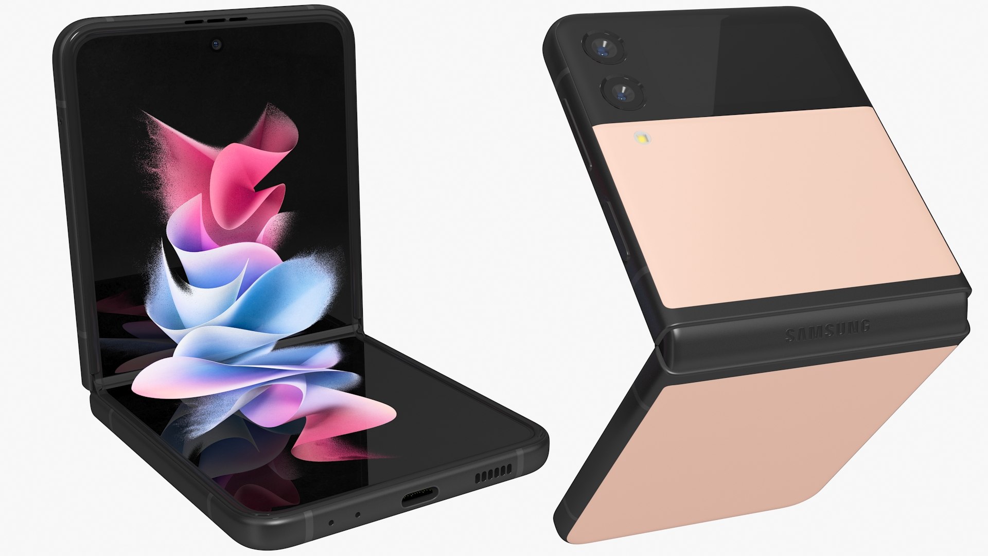 samsung flip rosa