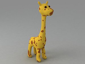 giraffe toy 3d model
