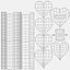 Silver Band Wedding Ring In Heart Shaped Box V01