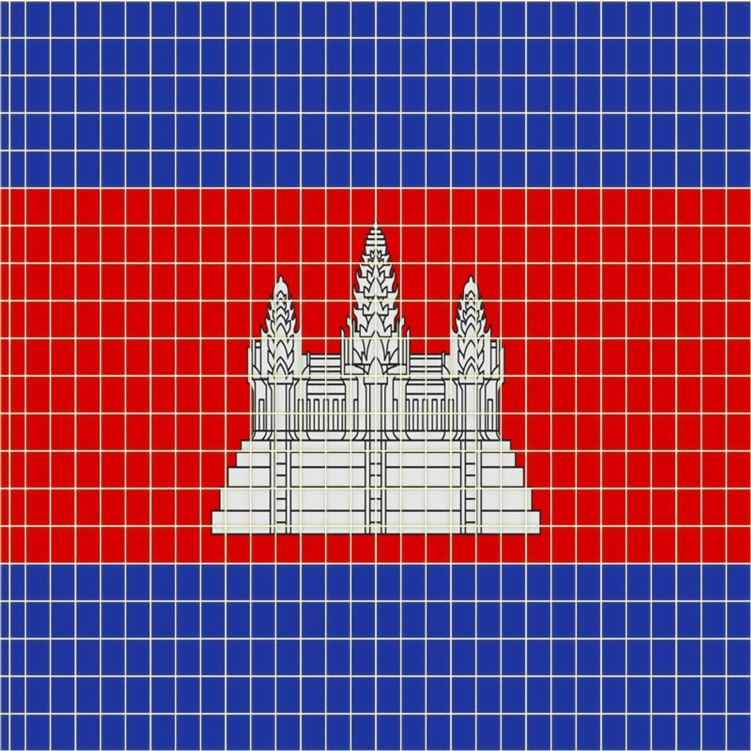 3D Cambodia Flag Stand Pole Animated Loop Model - TurboSquid 2535647