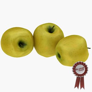 3d apple model