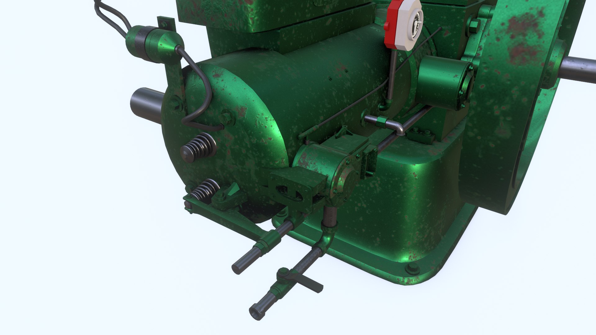 Fairbanks Morse ZC-208 12 HP Engine 3D Model - TurboSquid 2036272