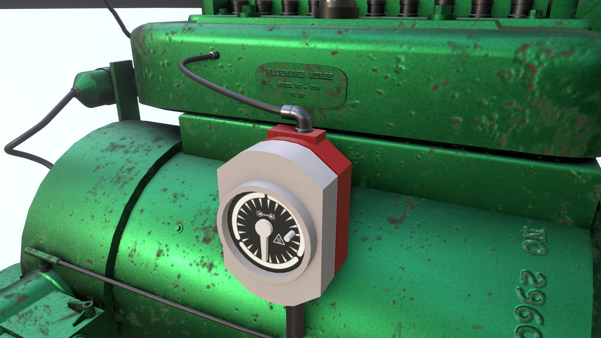 Fairbanks Morse ZC-208 12 HP Engine 3D Model - TurboSquid 2036272