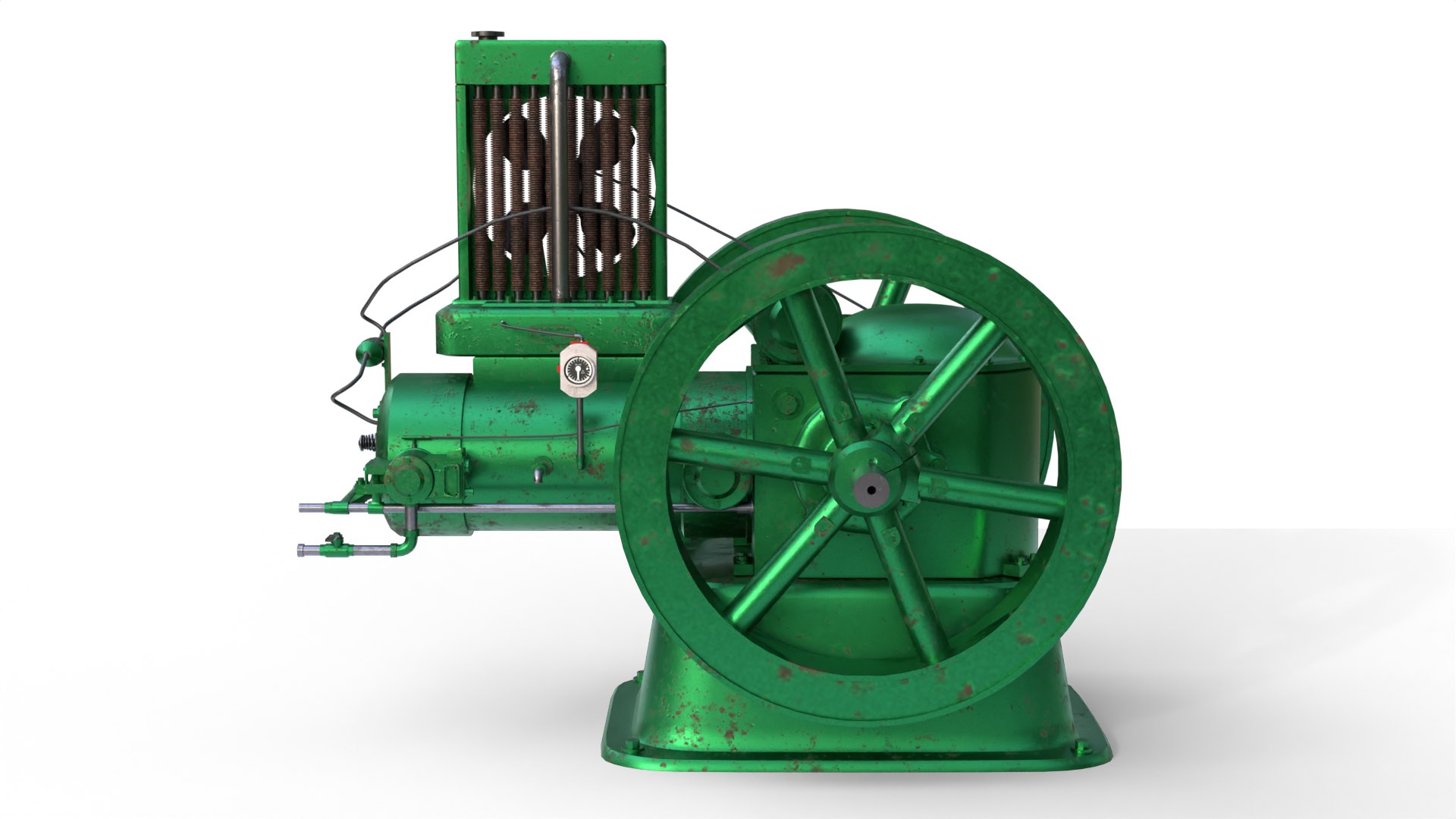 Fairbanks Morse ZC-208 12 HP Engine 3D Model - TurboSquid 2036272